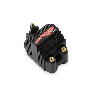 MSD Ignition Coil 82073; Blaster SS Black 40000 Volts E-Core HEI (Male) • $91.94