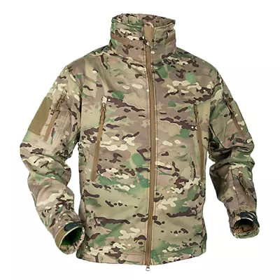 Military Fleece Jacket Men Soft Shell Tactical Waterproof Army Camouflage Coat • $74.67