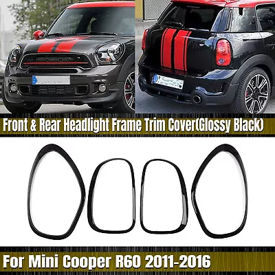 Headlight Taillight Frame Trim Kit For MINI Cooper Countryman R60 Models 2011-16 • $77.30