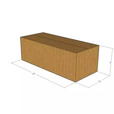 24x10x8 New Corrugated Boxes For Moving Or Shipping Needs 32 ECT • $35.48