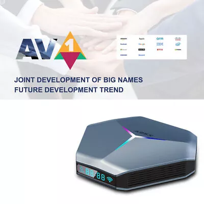 A95X F4 Amlogic S905X4 RGB Light Smart Android TV Box Android 10 Media Player • $82.99