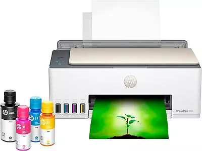 HP - Smart Tank 5000 Wireless All-in-One Supertank Inkjet Printer With Up To ... • $149.99