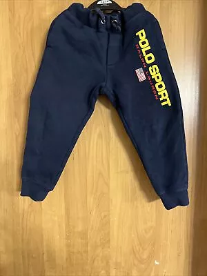 Boys Polo Ralph Lauren Blue Joggers Age 3-4 • £15