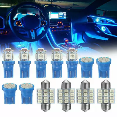 $7.66 • Buy 13x Car Accessories Interior LED Light Bulbs For Dome License Plate Lamp 12V Kit