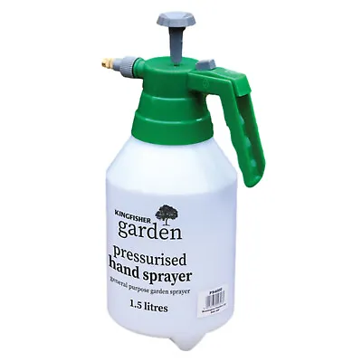 1.5L Garden Pressure Spray Bottle Portable Hand Pump Sprayer Water Weed Chemical • £8.75