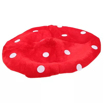 Red Mushroom Hat For Adult Costume Party Fun • $9.26