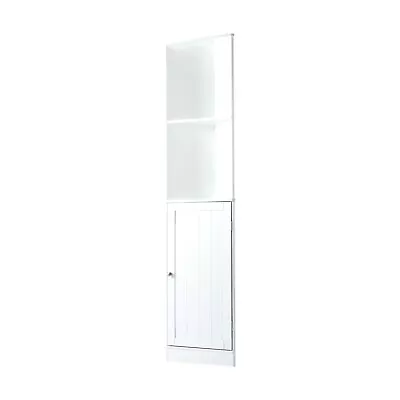 Panelled Tall Corner Unit Store Bathroom Accessories Bathroom Storage • $82