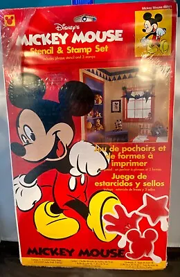 Disney Mickey Mouse Stencil & Stamp Set • $8.96