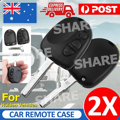 2x FOR Holden Commodore 3 Button Car Remote Case/ Shell Key VS VX VY VZ WH WK WL • $9.85