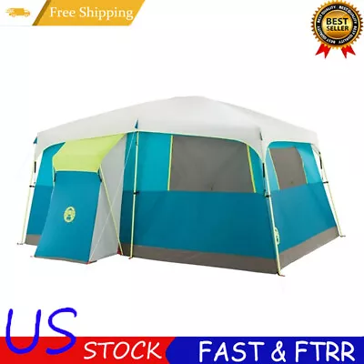 8-Person Family Cabin Camping Tent Shelter With Closet Outdoor Bedroom Portable • $187.50