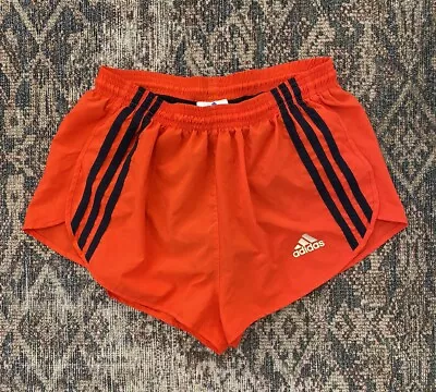 VTG 90s Adidas Athletic Men’s Running Shorts SZ M USA Made Trefoil Microfiber • $74.95