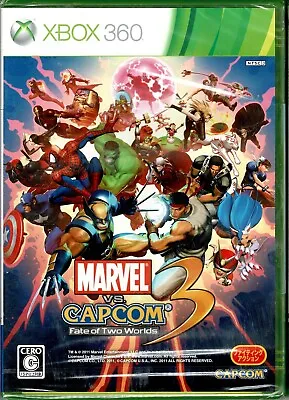 Marvel Vs Capcom 3 Fate Of Two Worlds Xbox 360 [Brand New] Japanese Version • $42.18