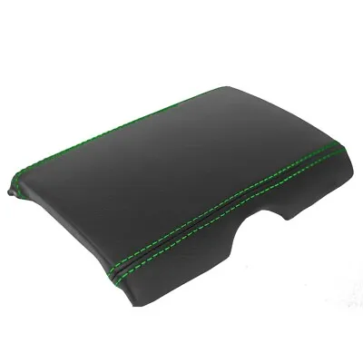 Console Lid Armrest Cover PVC Leather For Mazda Miata MX5 99-05 Green Stitch • $37.99