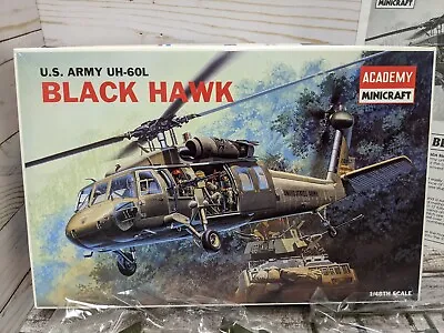 Academy Minicraft US Army UH-60L Black Hawk Helicopter Plastic Model Kit • $39.99