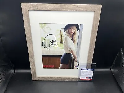 Taylor Swift Signed Autograph 8x10  Red Meet 'N Greet Promo Photo Framed PSA/DNA • $1532.79