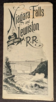 $9.99 • Buy ***early Niagara Falls & Lewiston Railroad Great Gorge Route Brochure***