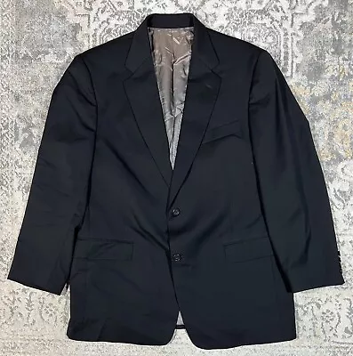 Hart Schaffner Marx Dillards Men’s 46R Black Blazer 2 Button Jacket • $39.99
