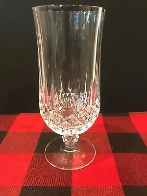 Cristal D'Arques LONGCHAMP Cut Crystal Footed Iced Tea Goblets EUC • $7.50