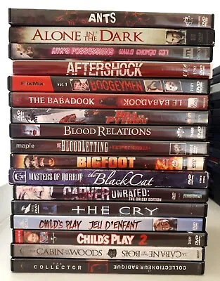 Horror Movie DVD PICK CHOOSE $4 Flat Rate Combined Shipping To USA Rare OOP • $13.99