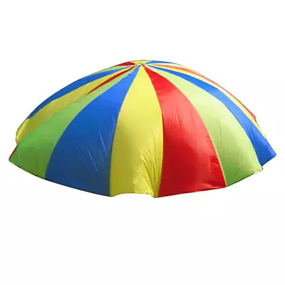 New 1.8m Sack Rainbow Umbrella Kids Play Parachute Sport Activity Gam • $28.19