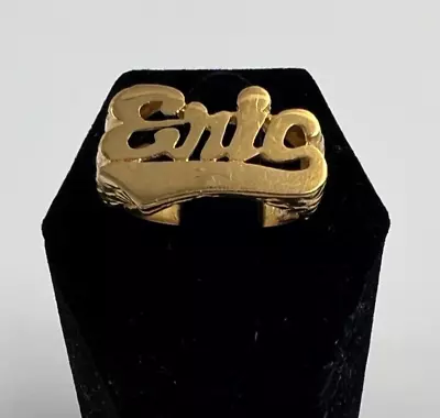 Vintage ERIC Brass Metal Ring • $9.50