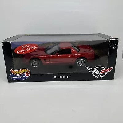 2000 Chevy Corvette C5 1:18 Scale Diecast Model Car Hot Wheels Custom Candy Red • $39.99