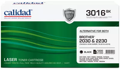 Calidad 3016BK Alternative For Brother TN-2030 & TN-2230 Black Toner Cartridge • $48.88