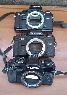 Minolta X-700 & Minolta X-500 SLR 35mm Film Cameras • $30