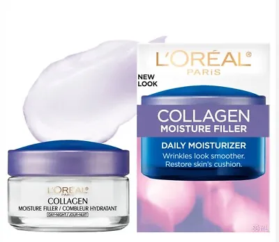 $12 • Buy L'Oreal Paris Collagen Moisture Filler Facial Treatment Day Night Cream 