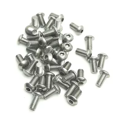 Lot Of 40 80/20 3611 SS Button Head Socket Cap Screw Hardware 5/16-18 X .625  • $33