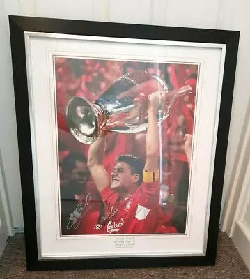 £80 • Buy Steven Gerrard - Liverpool FC Champions Of Europe, Istanbul (25th May 2005)