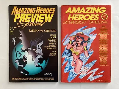 Amazing Heroes Swimsuit Special 1991 Adam Hughes Amazing Heroes Preview Special • $14.99