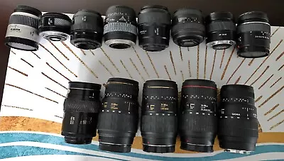 Lot Of 13 Sony A Mount Lens (Auto Focus) • $162.50