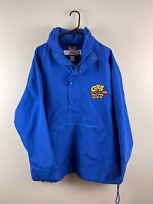 VTG Disneyland Resort XL 1/4 Zip Pullover Jacket Anorak Grizzly River Rafting • $23.99