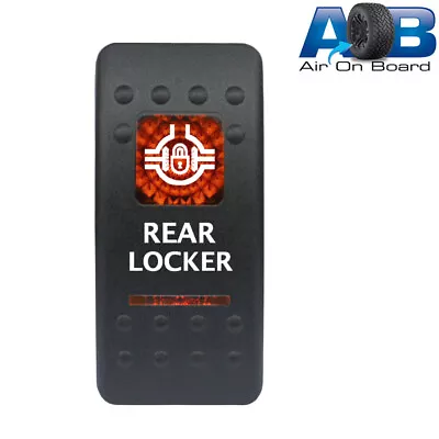 Rocker Switch 531O 12V REAR LOCKER Carling NARVA Type LED Orange On-off • $15.50