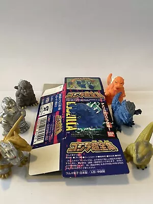 GODZILLA FINGER PUPPET MINI FIGURE SET OF 6 BANDAI / Gashapon • $69.95