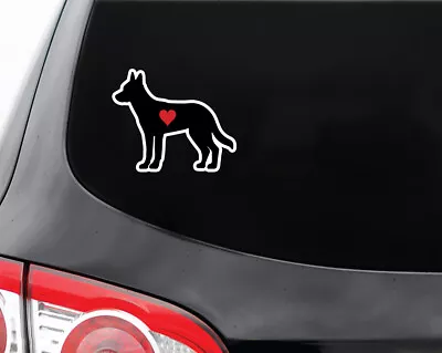 I Love Heart Belgian Malinois Dog Decal Sticker • $3.75