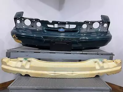 87-93 Foxbody Mustang LX Front Bumper Cover W/Header (Green) Heavy Paint Damage • $600