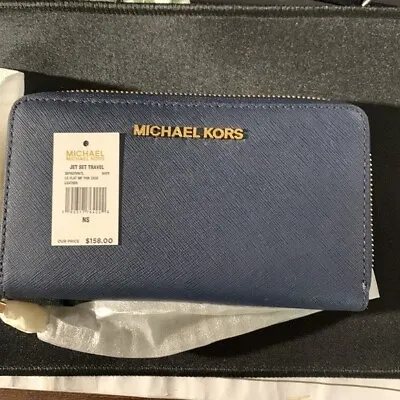 NWT Michael Kors Large Flat Multi Function Phone Case Wallet WRISTLET • $49.99