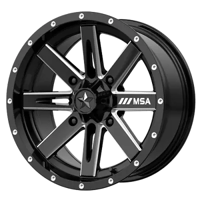 Set Of (4) MSA MotoSport Alloys 14 Inch Boxer M41 Rims Wheels ATV UTV Polaris • $712
