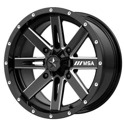 Set Of (4) MSA MotoSport Alloys 15 Inch Boxer M41 Rims Wheels ATV UTV Polaris • $804