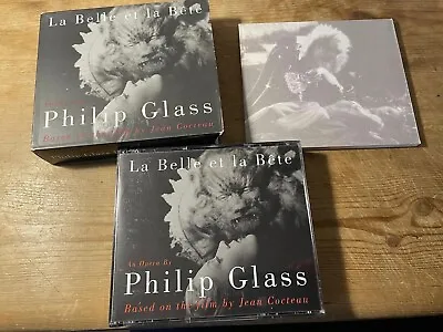 LA BELLE ET LA BETE (Philip Glass) OOP 1995 Nonesuch Opera Soundtrack 2CD EX • $25.25