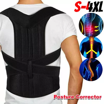 Spine Posture Corrector Back Brace Medical Scoliosis Posture Correction Belt USA • $21.99