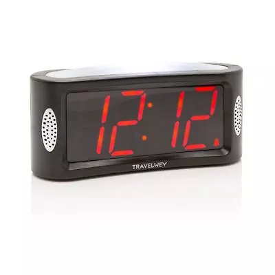 £11 • Buy Alarm Clock Bedside No Ticking Battery Power Silent Luminous Clock Clear Display