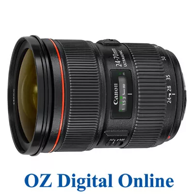 New  Canon EF 24-70mm F/2.8 L F2.8 24-70  II USM Lens For 5D 7D 1 Year Au Wty • $2529