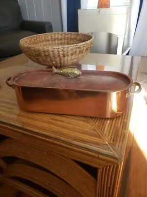 Vintage Copper And Brass Fish Poacher • $100