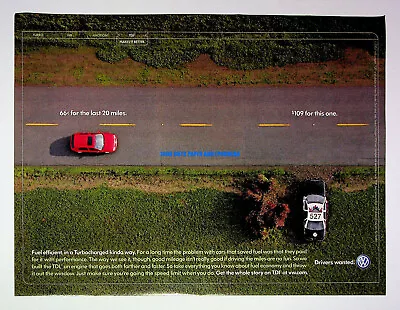 Volkswagen TDI Car 2003 Trade Print Magazine Ad Poster ADVERT • $8.99