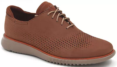 Cole Haan Men's 2.ZERØGRAND Lined Laser Wingtip Oxford Style C37653 • $89.99