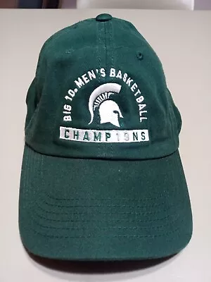 Michigan State Big Ten Basketball Champions Baseball Cap Hat MSU • $25