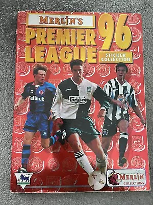Merlin. Premier League 96/ 1996. 100% Complete Sticker Album. • £15